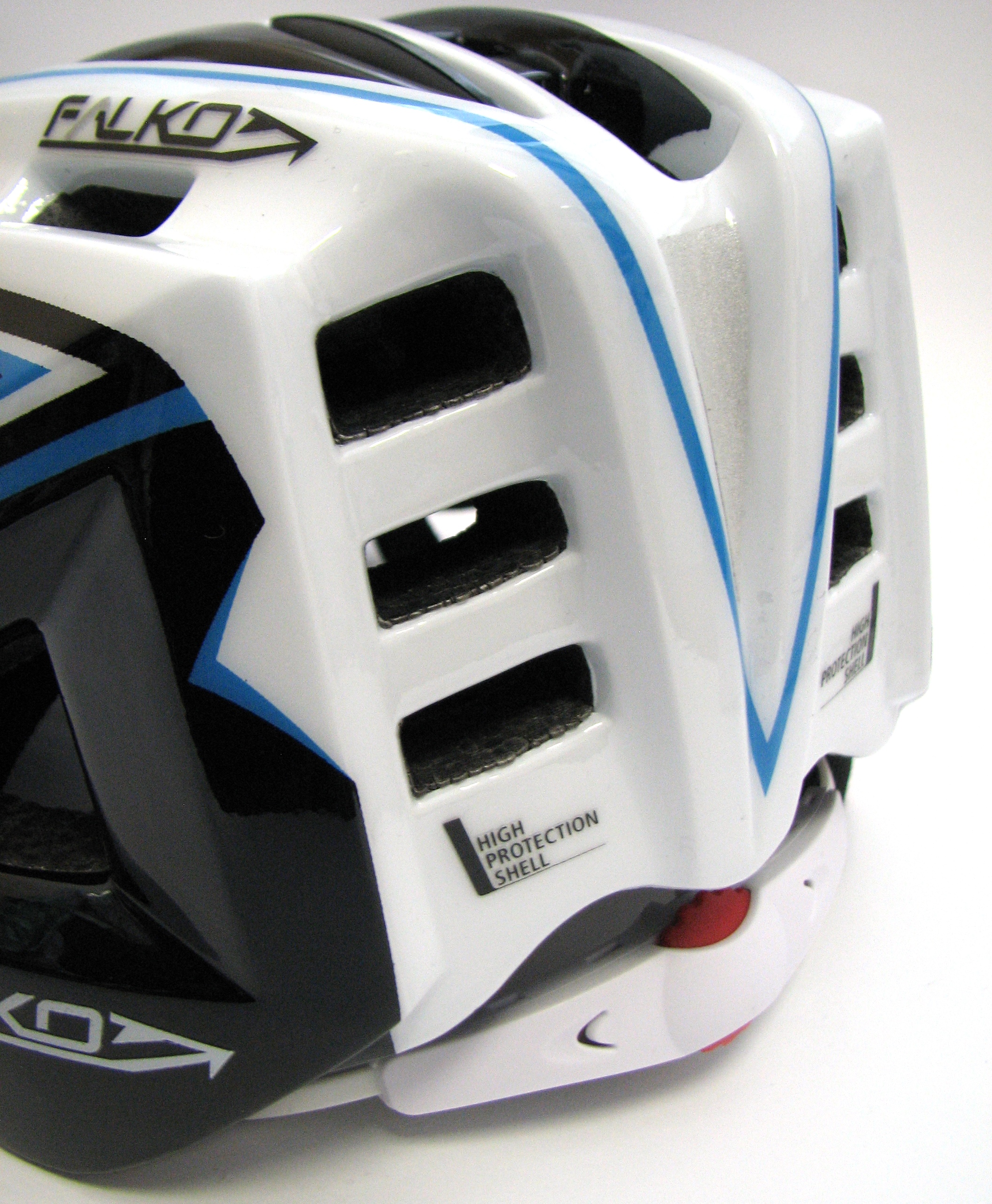 Велошлем Briko Falko White-Blk-Blu M Велошлем Briko Falko White-Blk-Blu M